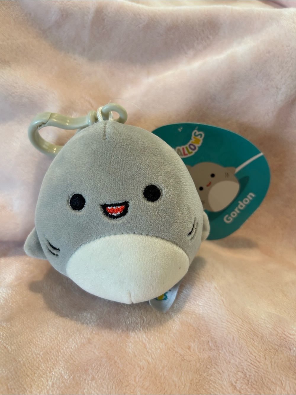 Gordon Shark Squishmallow 3.5" Clip